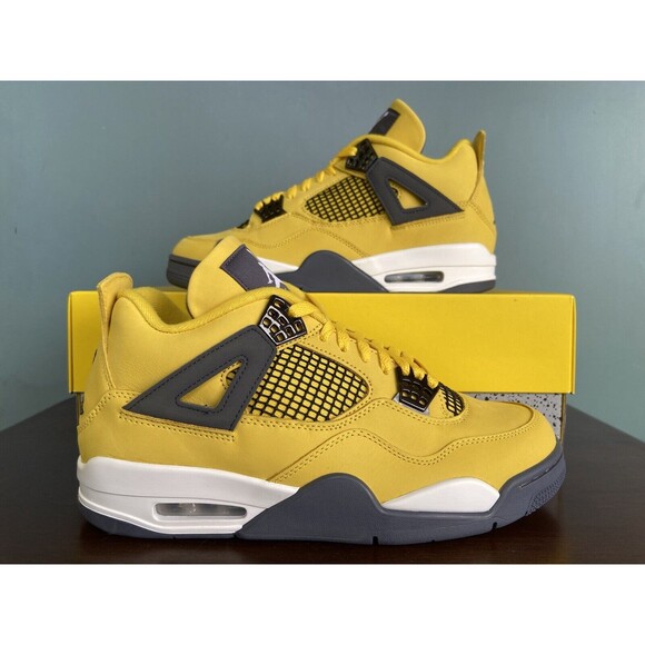 Jordan Other - Nike Air Jordan 4 Retro "Lightning" Yellow 2021 Men's Size 12 CT8527-700